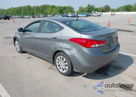 2012 Hyundai Elantra Gls z USA, uszkodzony, nr VIN 5NPDH4AE8CH133396